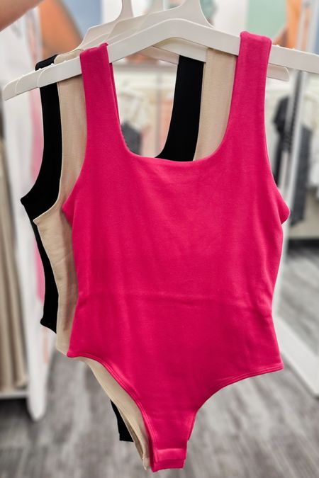 Basic slim fit bodysuits from A New Day at Target 🎯 Square neckline - Comes in 3 colors for $12/ea!

#LTKfindsunder50 #LTKfindsunder100 #LTKstyletip