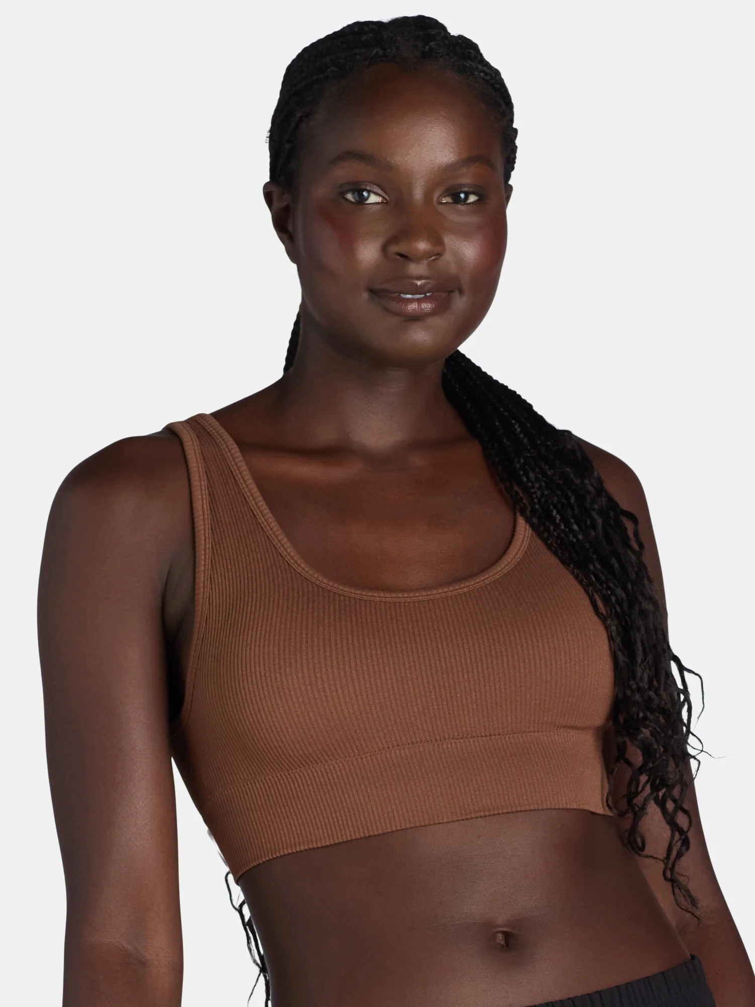 No Boundaries Women's Double Scoop Seamless Bra, Sizes XS-3XL | Walmart (US)