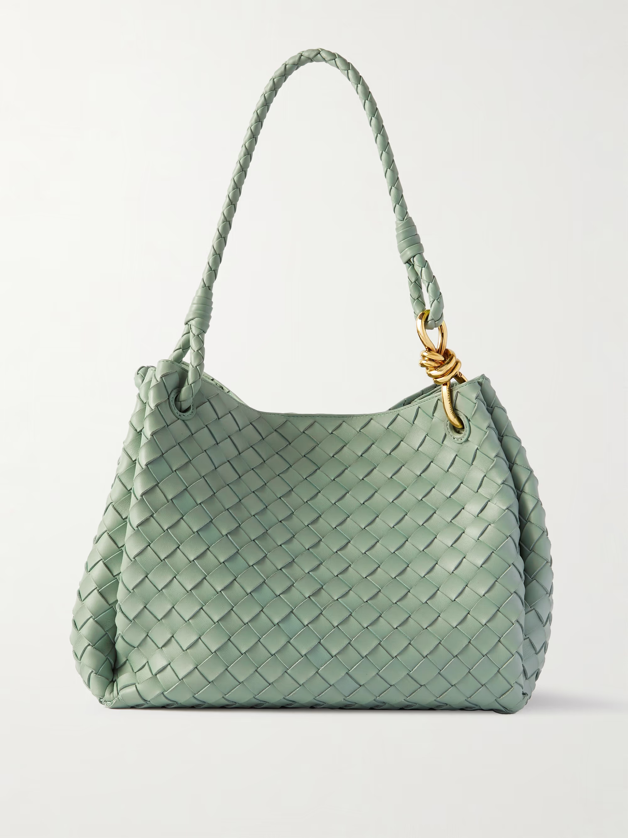 Parachute large intrecciato leather shoulder bag | NET-A-PORTER (UK & EU)