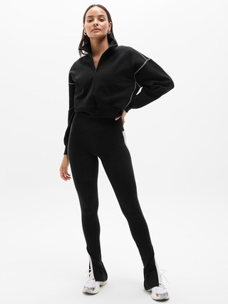 Forever Fleece 1/2 Zip High Hip Sweatshirt | Athleta