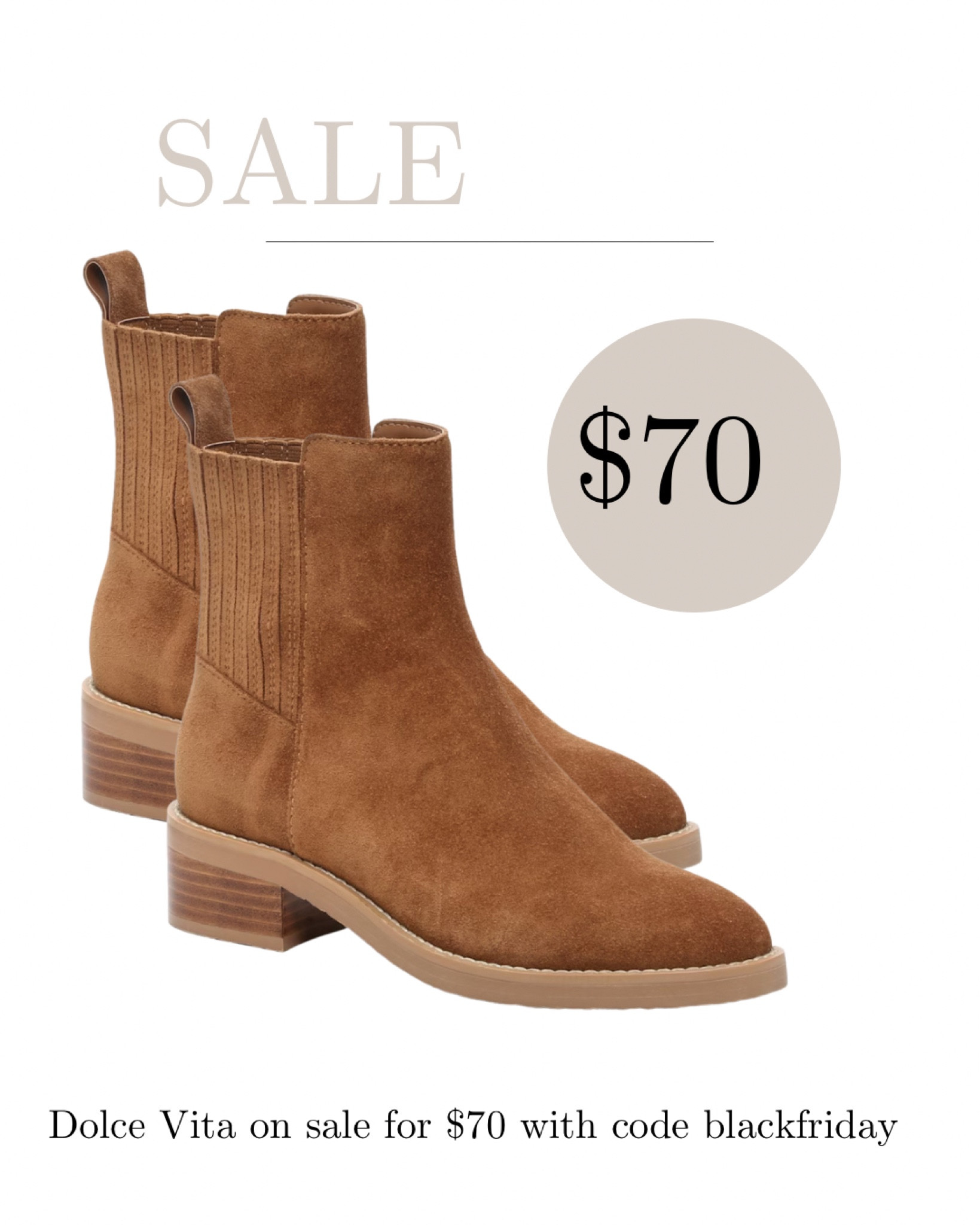 Dolce Vita boots on sale for $70 with code blackfriday!!!

#LTKCyberSaleFR #LTKCyberWeek