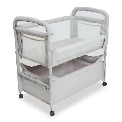 Arm's Reach® Clear-Vue™ Co-Sleeper® with Deep Basket in Grey | buybuy BABY | buybuy BABY