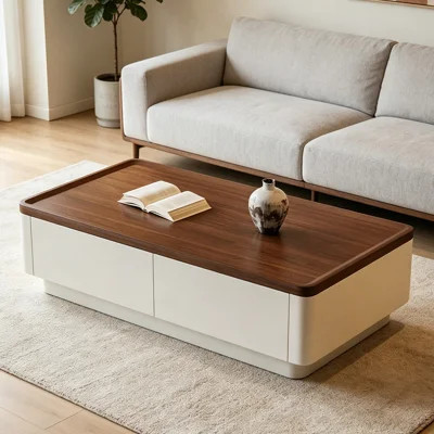 Luxury-lite rectangular storage coffee table | Wayfair North America