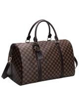 'Neo' Checked Canvas Travel Bag (2 Colors) | Goodnight Macaroon