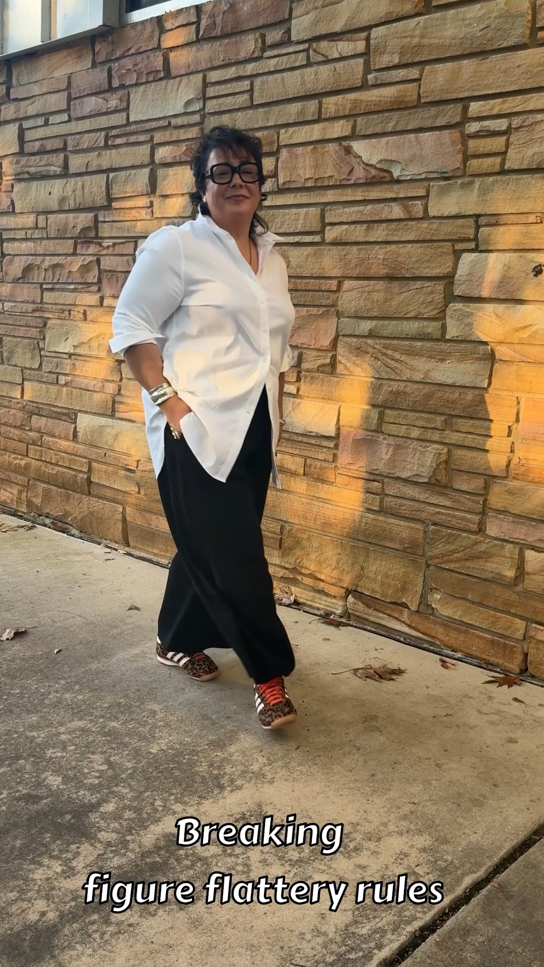 Long shirt over cropped pants. No defined waist. Flats and cropped pants on a petite curvy frame. I could go on and on with the figure flattery “rules” I broke with this outfit! But the true test of style is comfort and joy and I experienced both in this outfit! 

#LTKMidsize #LTKOver40 #LTKPetite