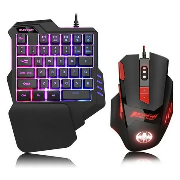 One Handed Keyboard, One-Handed Mechanical Gaming Keyboard RGB LED Backlit Portable Mini Gaming K... | Walmart (US)