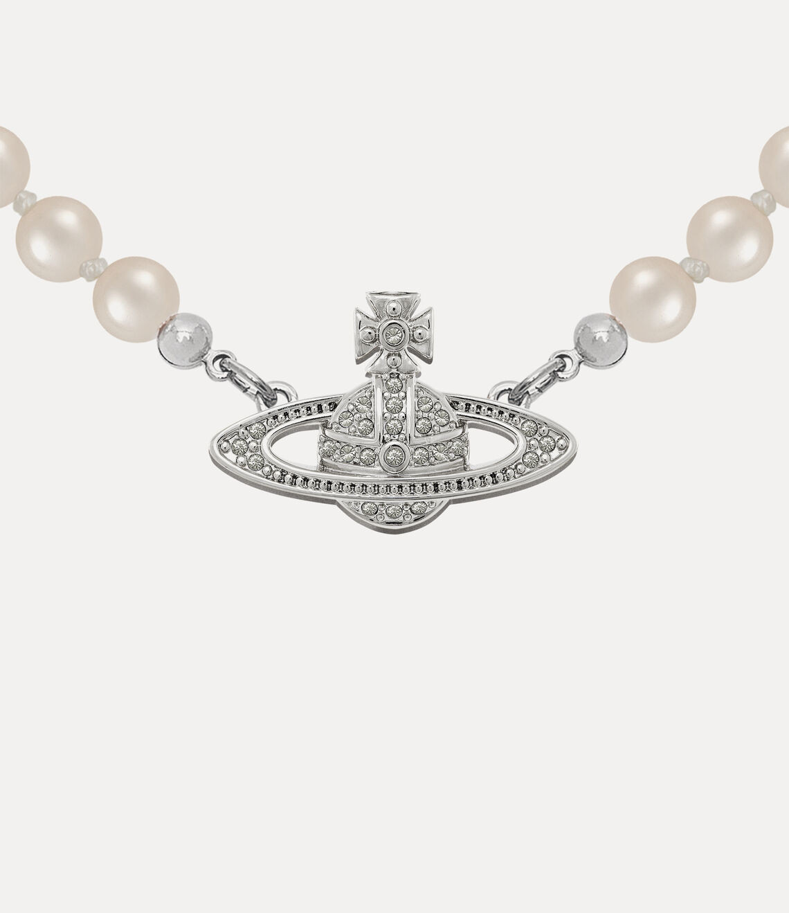 Mini Bas Relief Pearl Choker | Vivienne Westwood