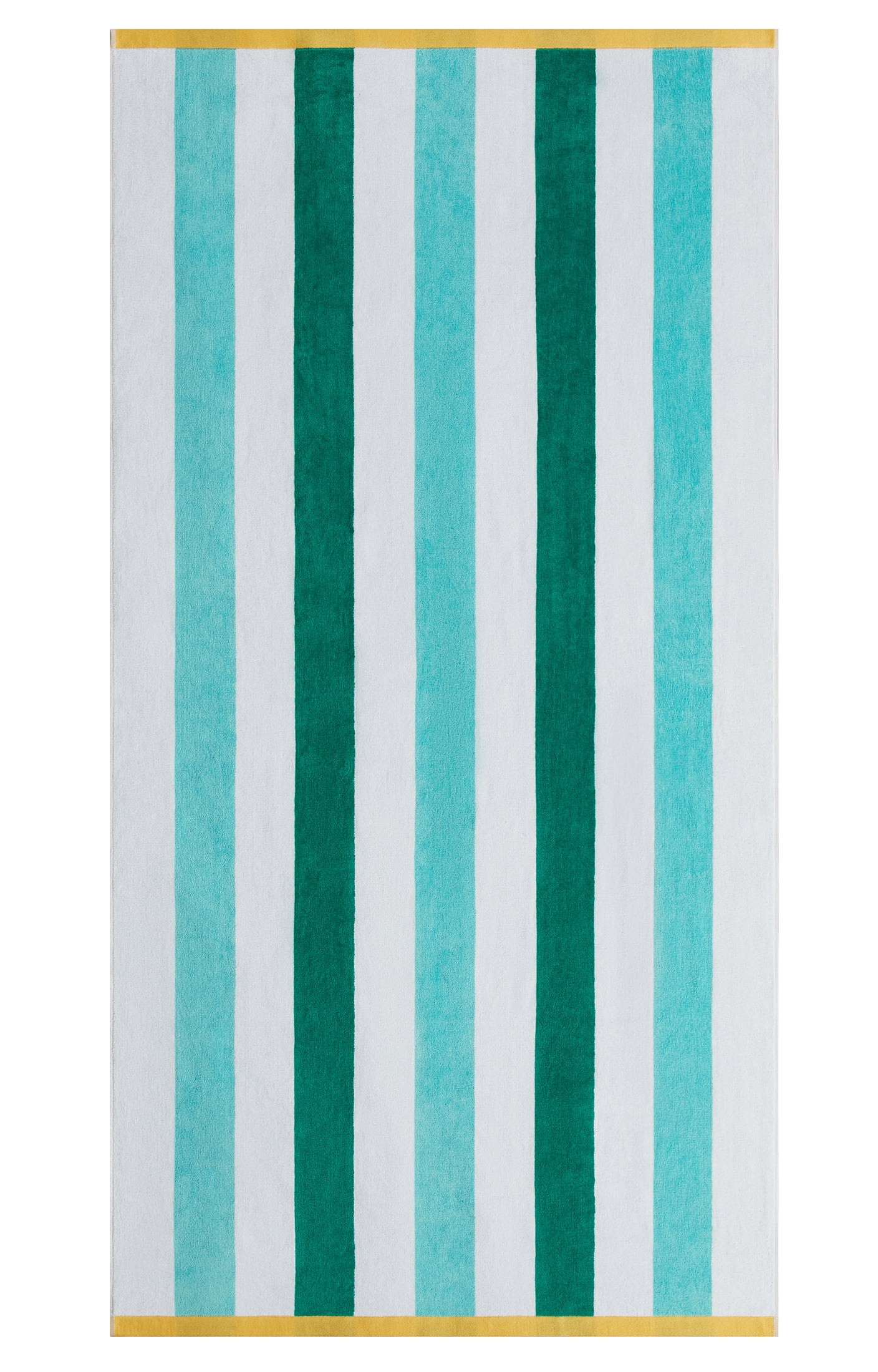 Better Homes & Gardens Cabana Stripe Oversized Beach Towel, 72" x 38", Green | Walmart (US)