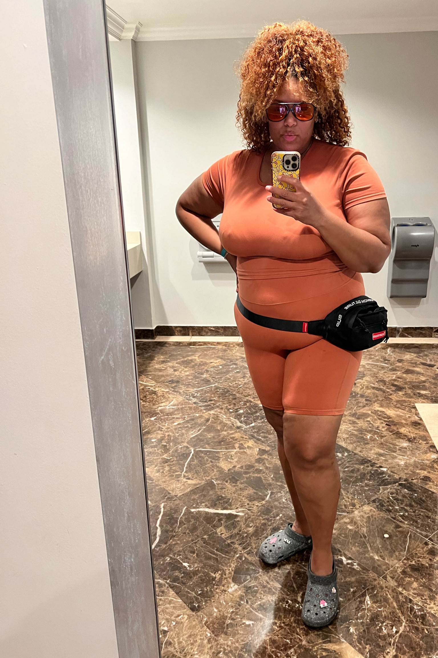 Easy Travel Outfit to warmer climates…I love these sets because I can switch from the jacket and leggings to the shorts and crop top when traveling to a warmer climatee

#LTKtravel #LTKstyletip #LTKplussize