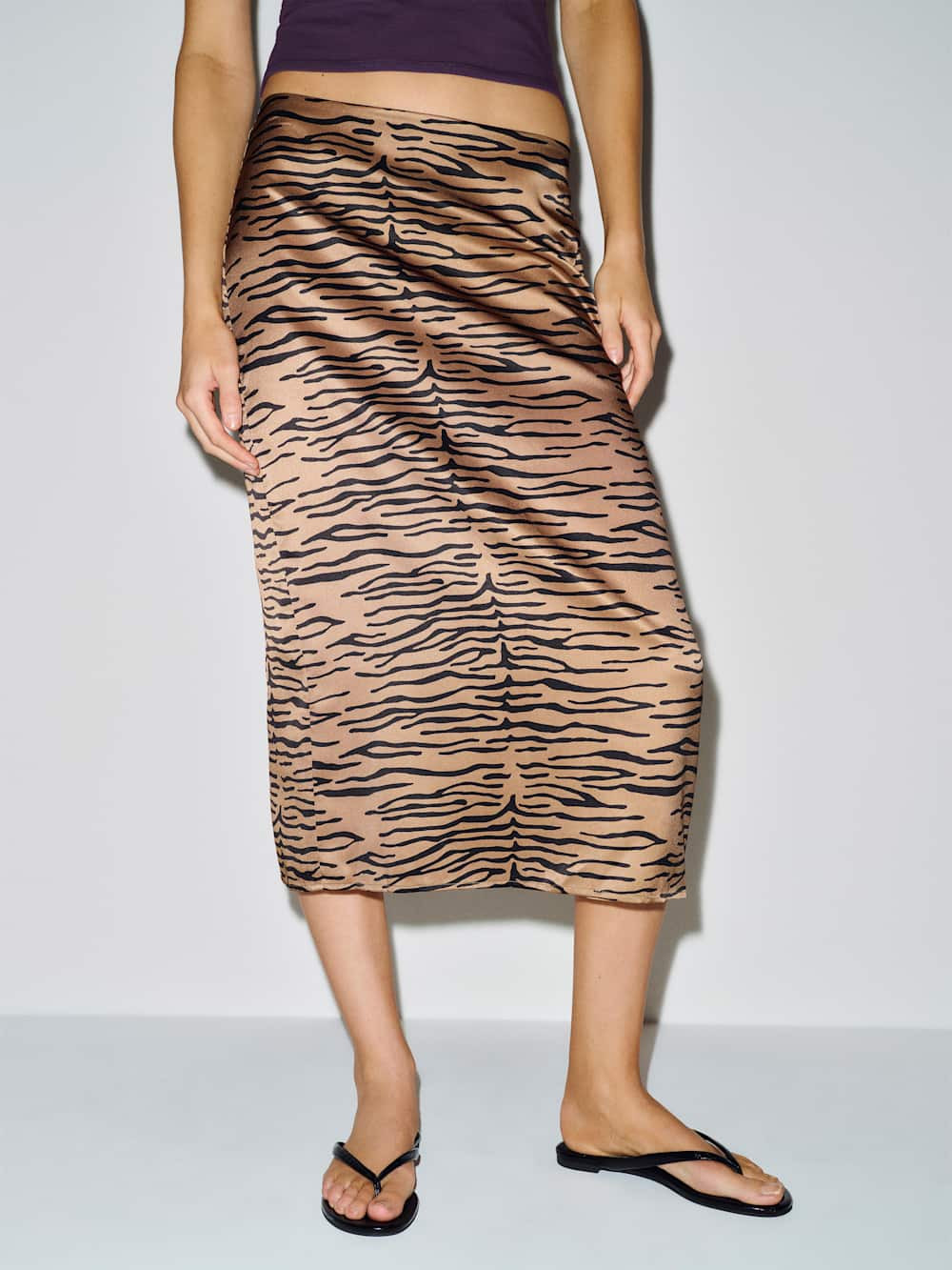 Helen Low Waist Silk Midi Skirt | Reformation (Global)