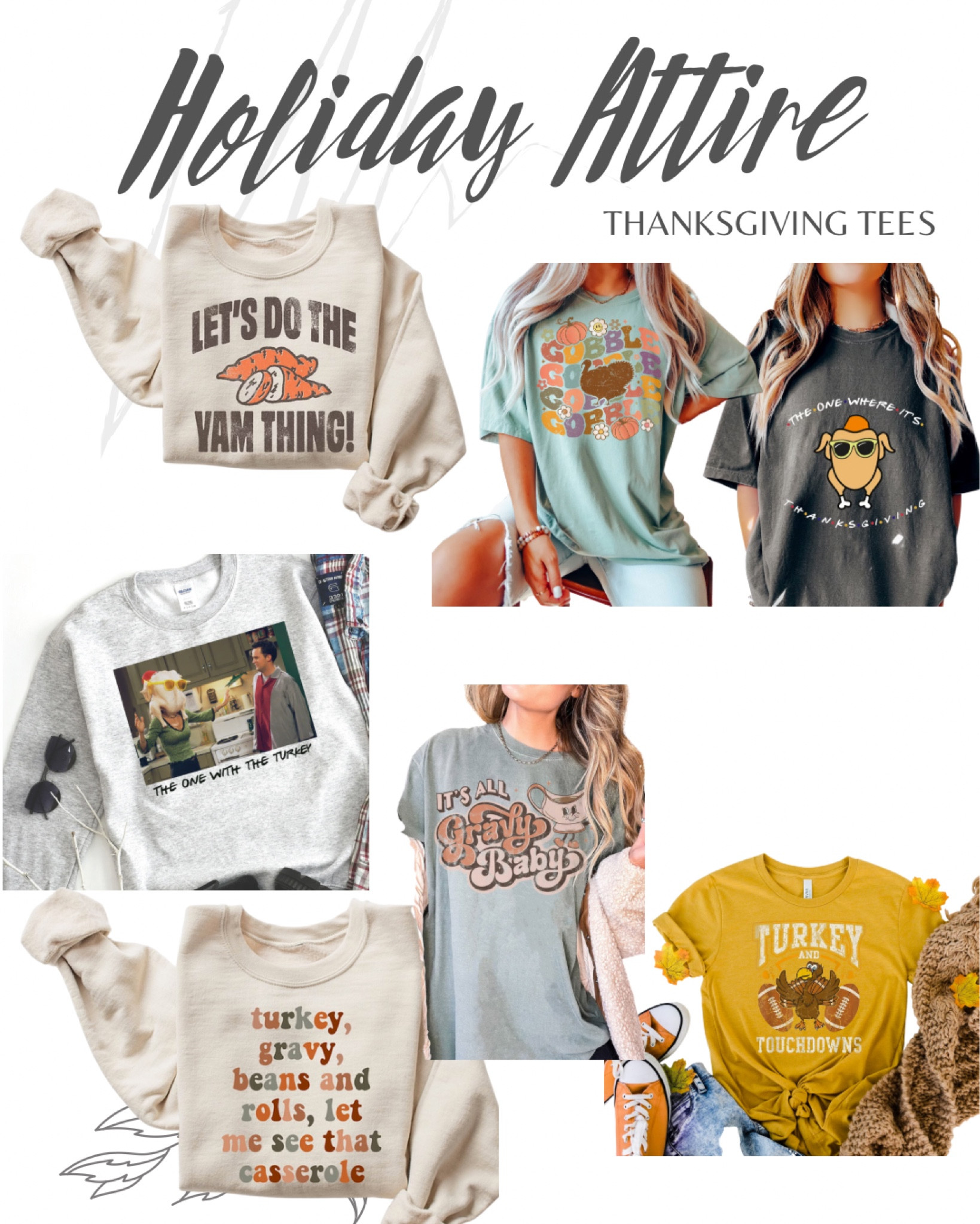 Thanksgiving tees! 
Fall Outfits
Holiday outfits 

#LTKSeasonal #LTKHoliday #LTKfindsunder50