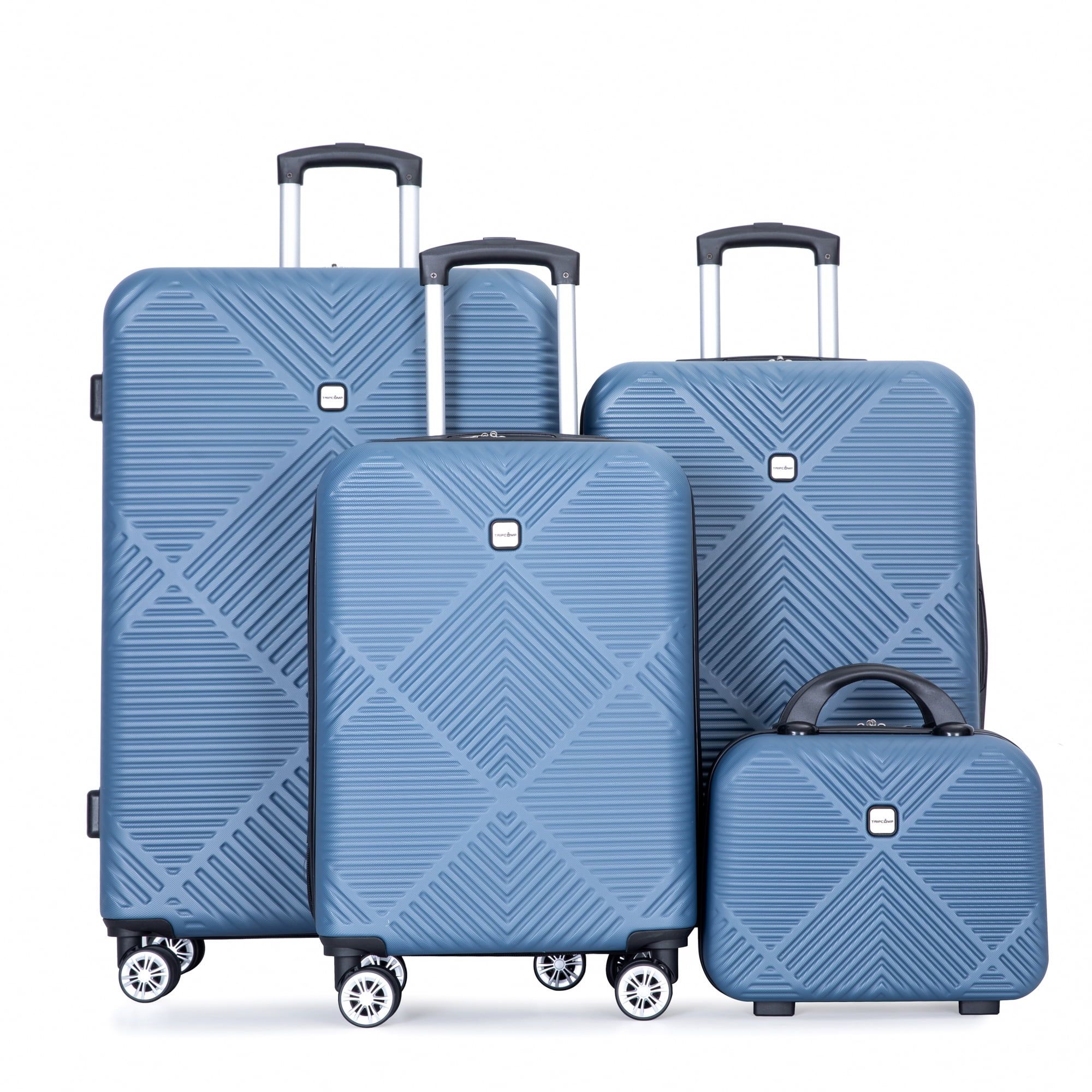 Tripcomp Luggage Sets 4 Piece Suitcase Set (14/20/24/28)Hardside Suitcase with Spinner Wheels Lig... | Walmart (US)