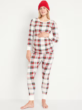 Maternity Waffle Pajama Set | Old Navy (US)