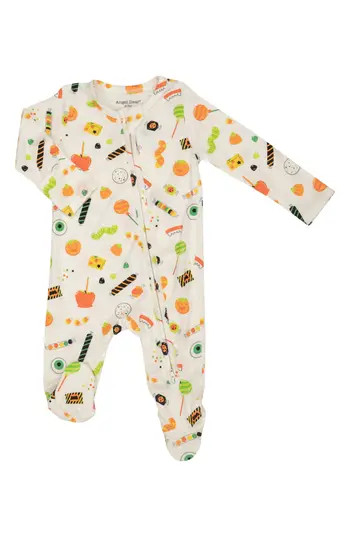 Angel Dear Halloween Candy Double Zipper Footie in Halloween Candies at Nordstrom Rack, Size Newborn | Nordstrom Rack