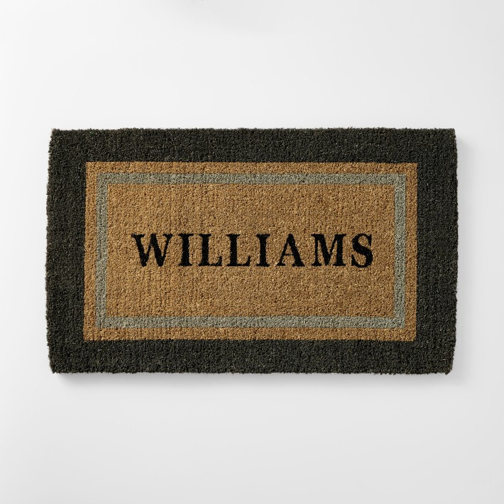Hold Everything Border Doormat | Williams-Sonoma