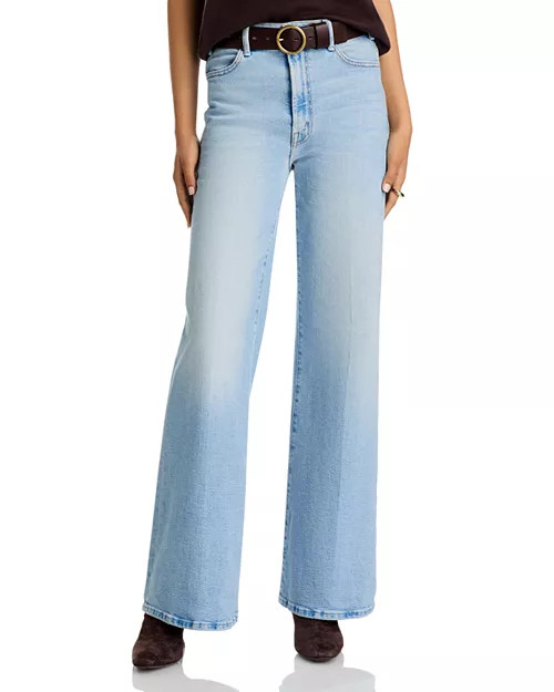 MOTHER The Hustler Roller Sneak High Rise Jeans in Complete 360 | Bloomingdale's Women | Bloomingdale's (US)