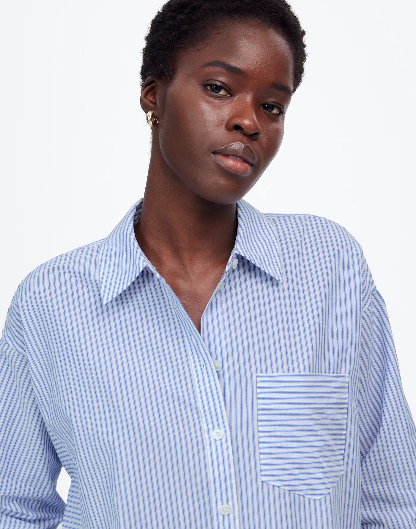 Poplin Side-Panel Shirt | Madewell | Madewell