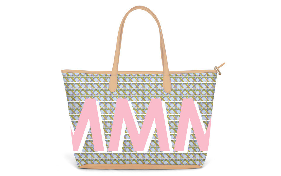 St. Anne Diaper Bag - Printed Monogram $230 | Barrington Gifts