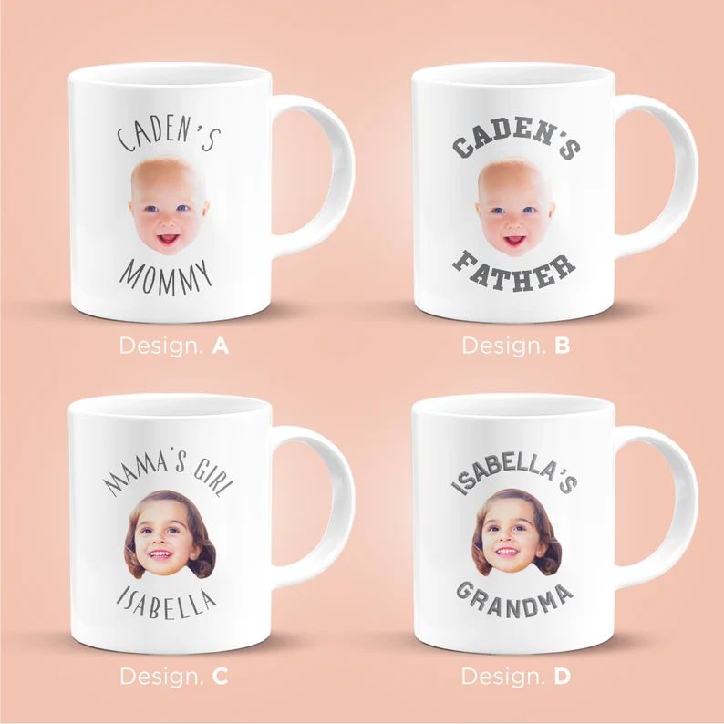 Custom Baby Face Mug  / Baby Mug Face/Personalized Mug /Baby Face Mug /Baby Photo Mug /Gift for M... | Etsy (US)