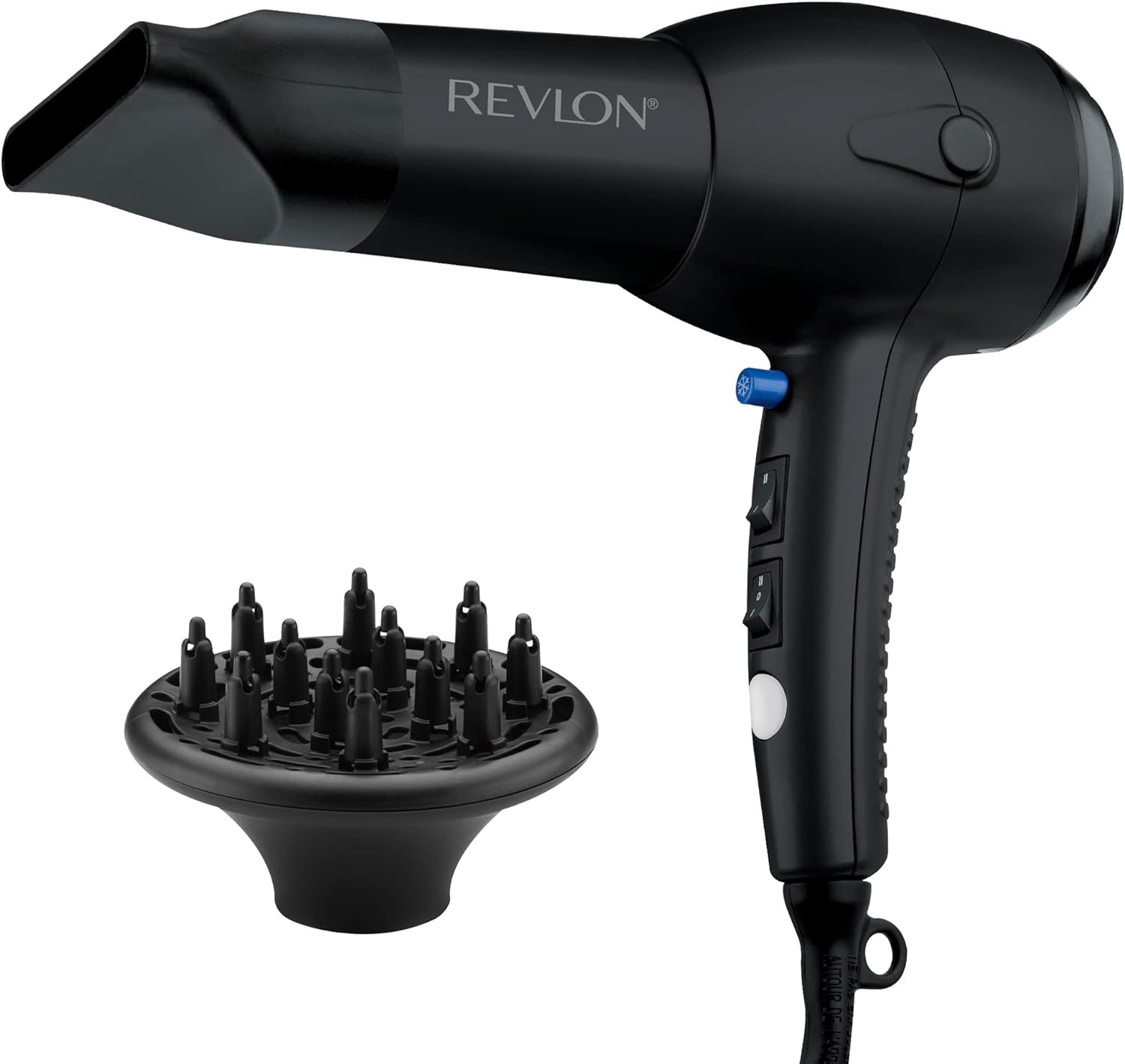 Revlon RV544FBLK Advanced Ionic Technology™ Hair Dryer with Diffuser, Powerful, Ionic Hair Drye... | Amazon (CA)