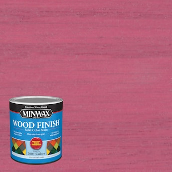 Minwax Wood Finish Water-based Perfectly Pink MW1159 Solid Interior Stain ( 1-quart ) | Lowe's
