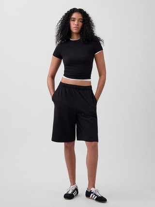 11.5" VintageSoft Terry Longline Sweat Shorts | Gap (US)