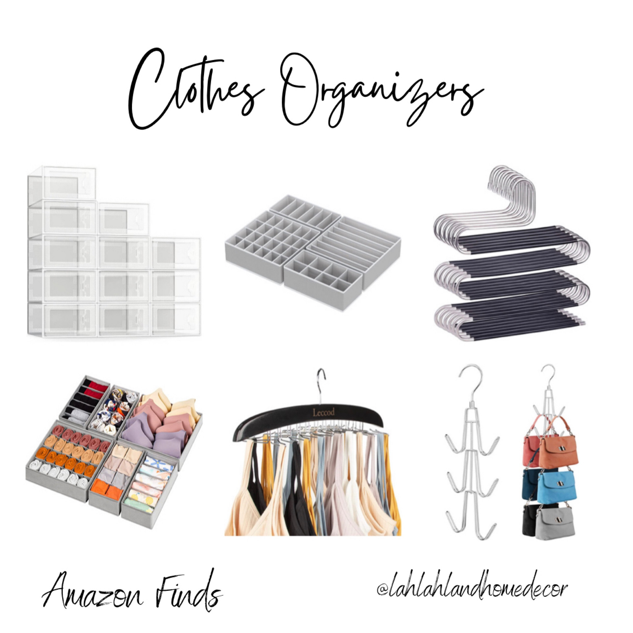 Clothes organizers for your closet and drawers on a budget! 

#LTKhome #LTKstyletip #LTKFind