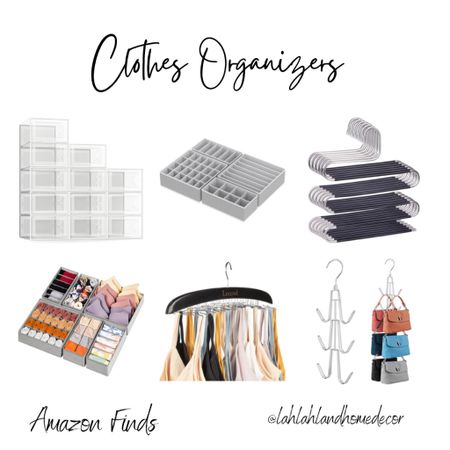 Clothes organizers for your closet and drawers on a budget! 

#LTKhome #LTKstyletip #LTKFind