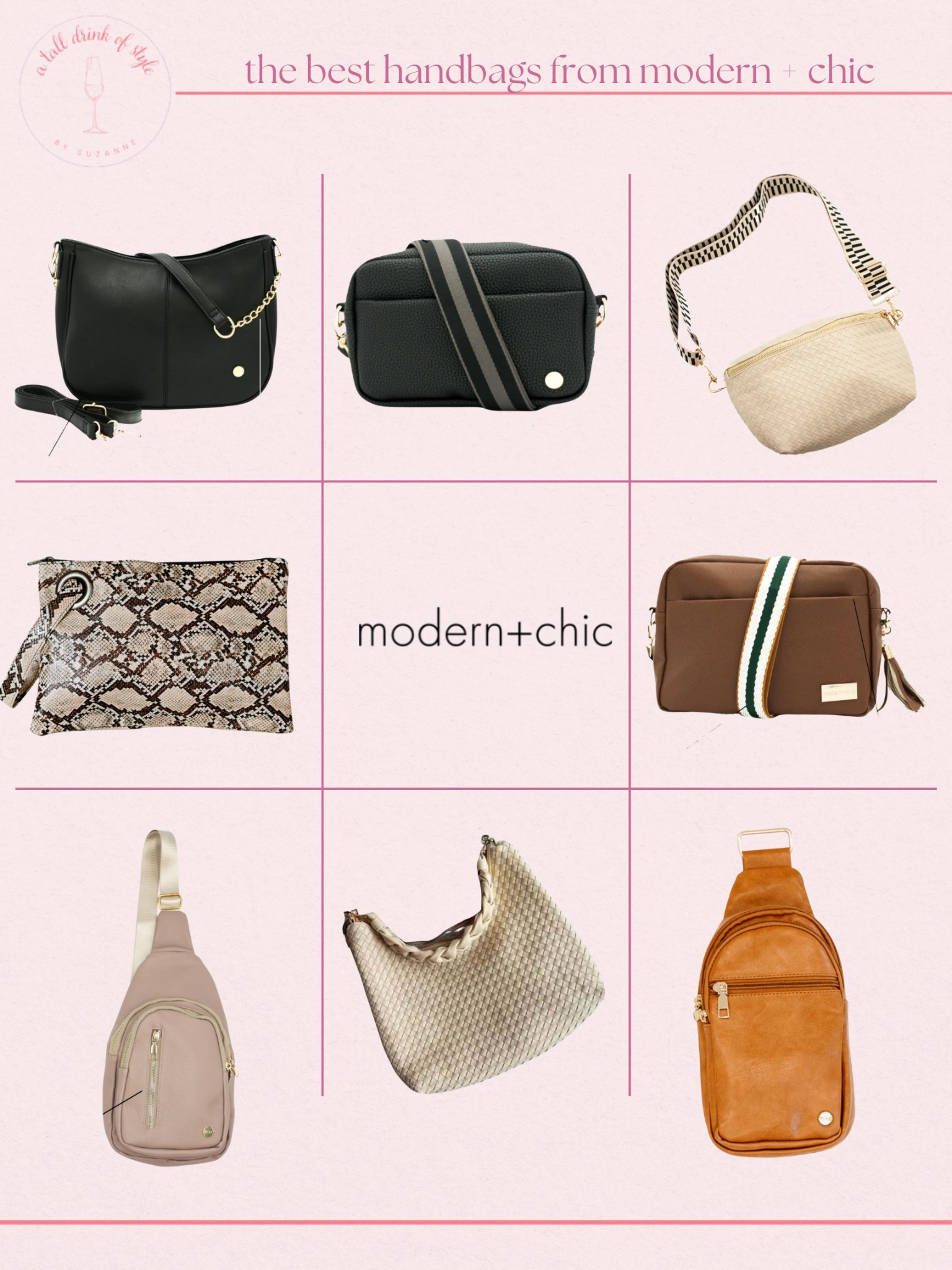 Modern & Chic must have bags, cross body bag, shoulder bag, spring bag, sling bag, everyday purse, clutch, leather bag, travel bag, small purse, casual purse, modern & chic sale, affordable bag, purses on sale 

#LTKSaleAlert #LTKFindsUnder50 #LTKItBag