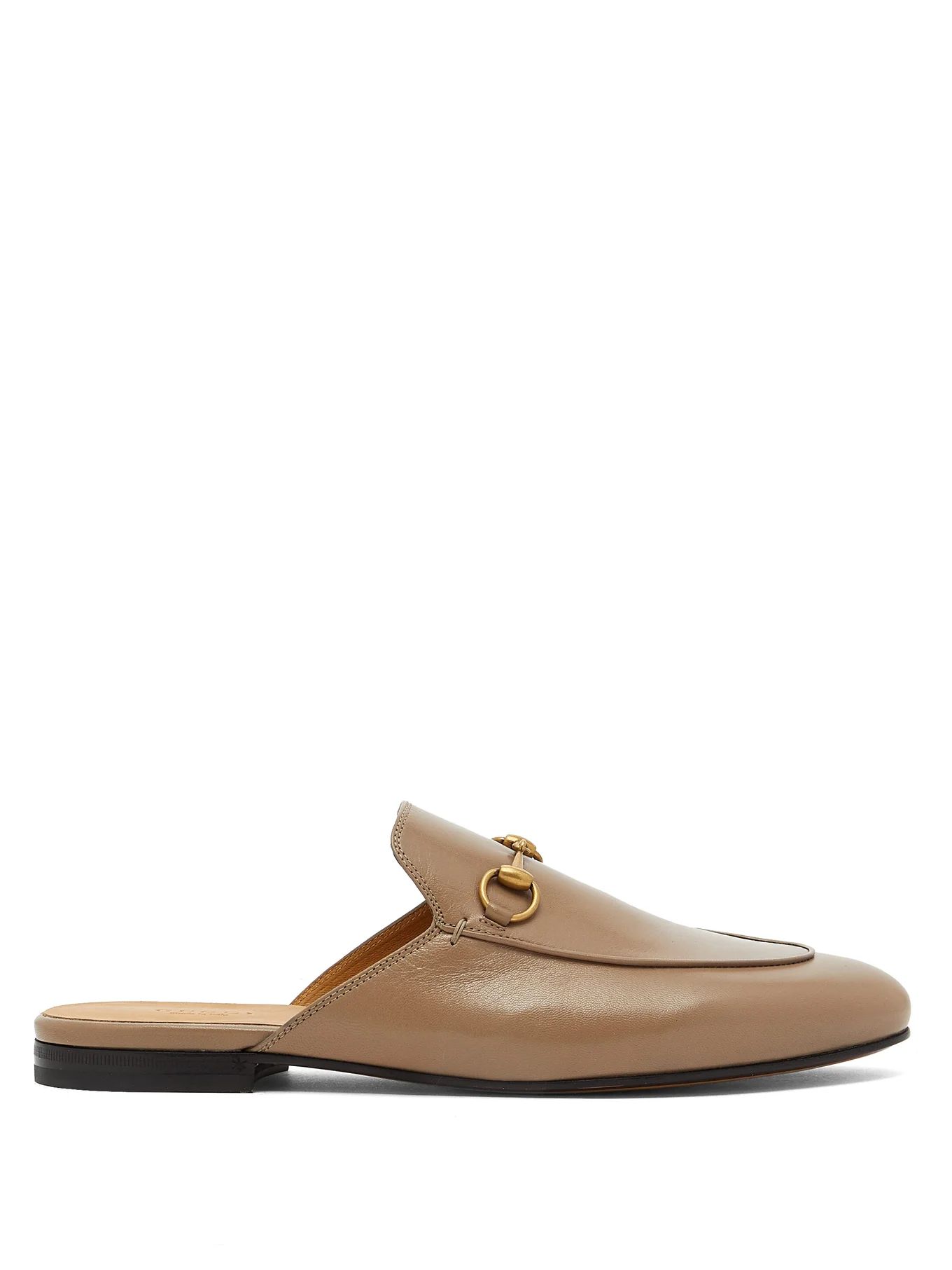 Princetown leather backless loafers | Gucci | Matches (US)