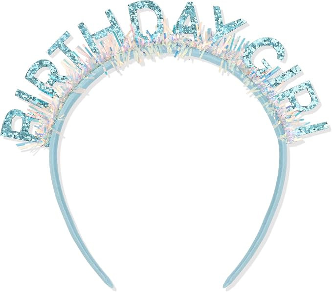 Birthday Girl Headband Birthday Crown for Women Girls | Amazon (US)