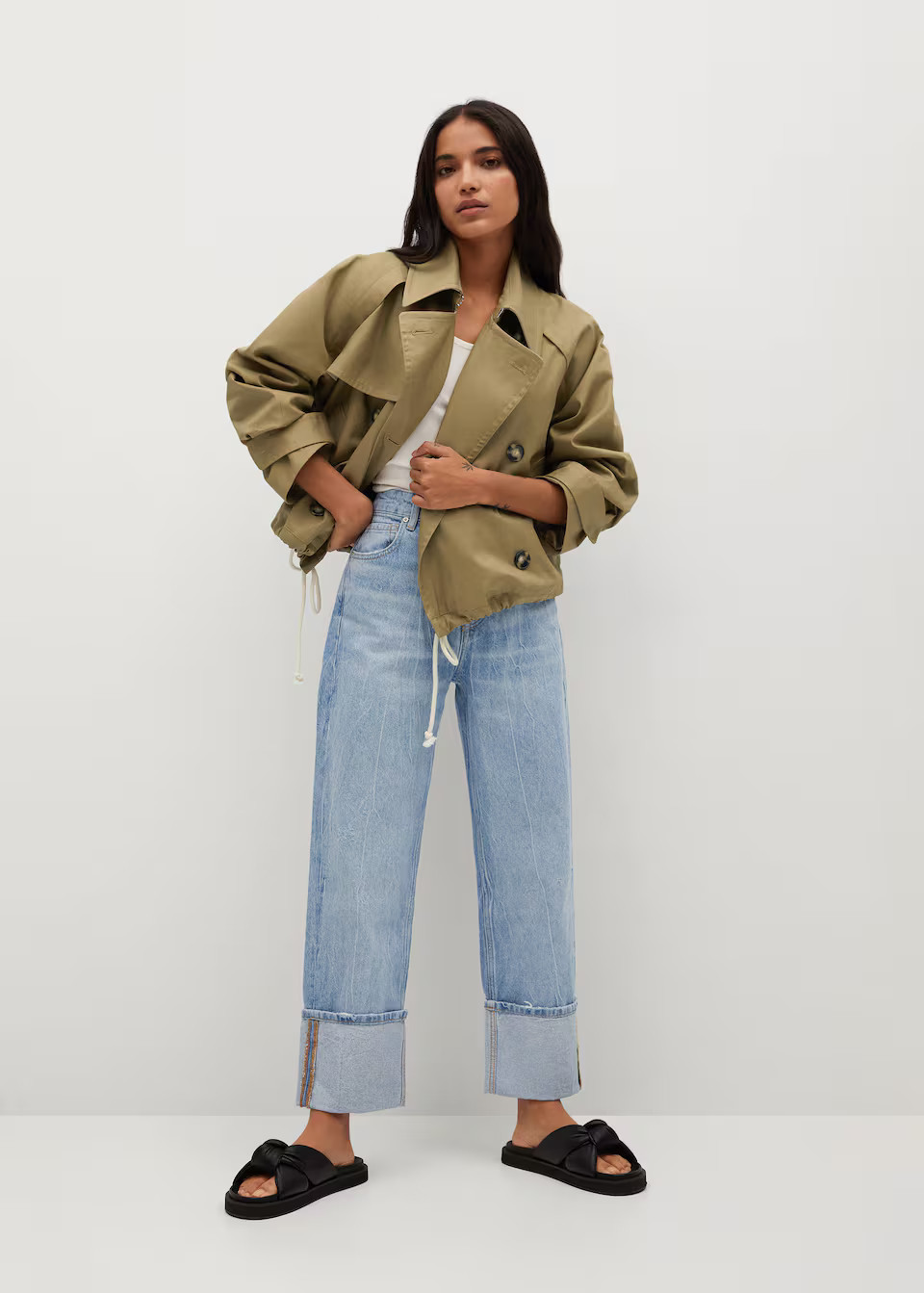 Cotton short trench | MANGO (US)
