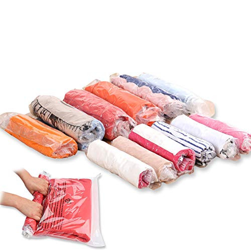 VacBest Compression Bags, Travel Space Saver Bags for Clothes (12 Travel) | Amazon (US)