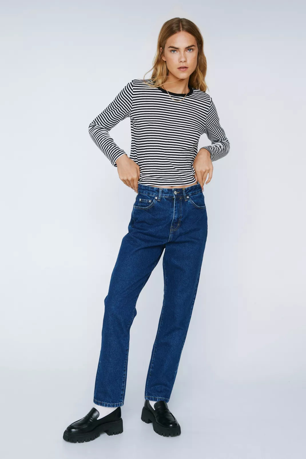 Organic Cotton Straight Leg Denim Jeans | Nasty Gal (US)