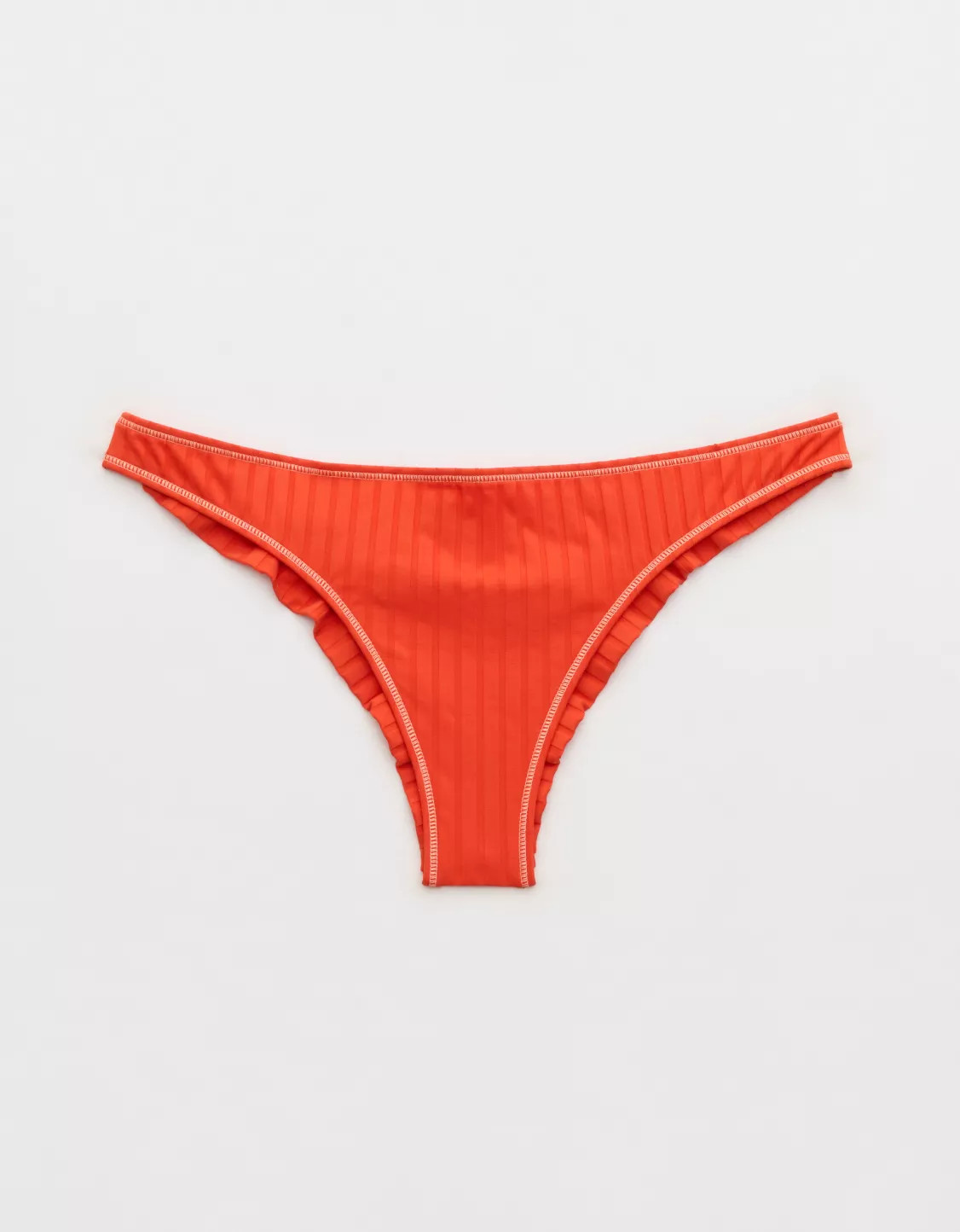 Aerie Ribbed Happy Cheeks Bikini Bottom | Aerie