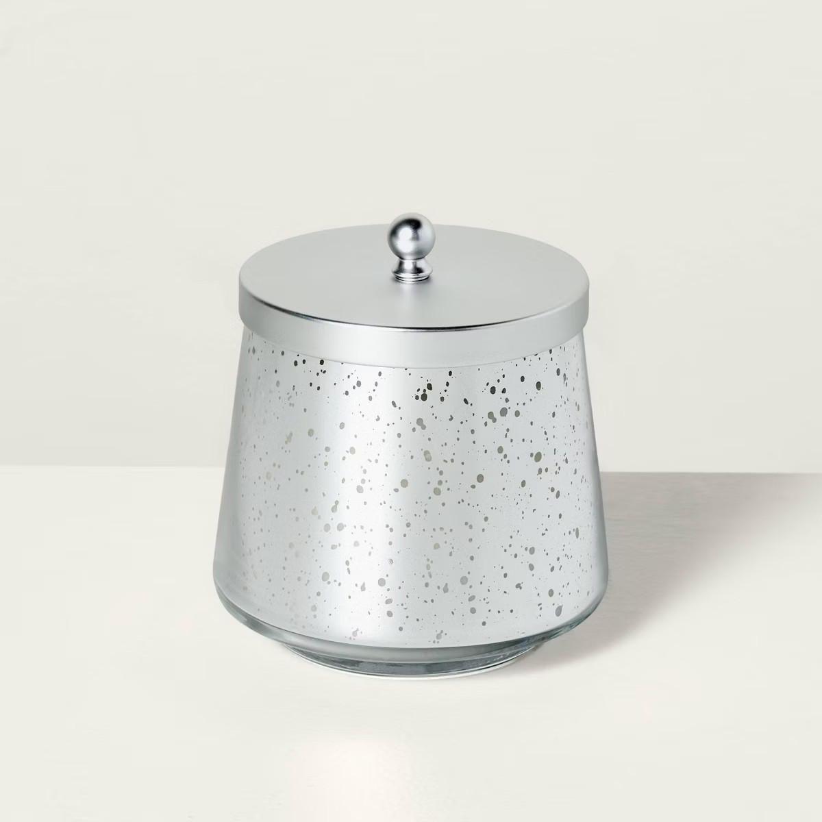 Mercury Glass Balsam & Berry Lidded Christmas Jar Candle Silver 12oz - Hearth & Hand™ with Magn... | Target