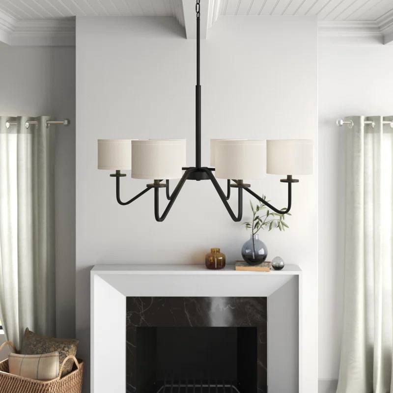 Loudoun 6 - Light Shaded Classic Chandelier | Wayfair North America