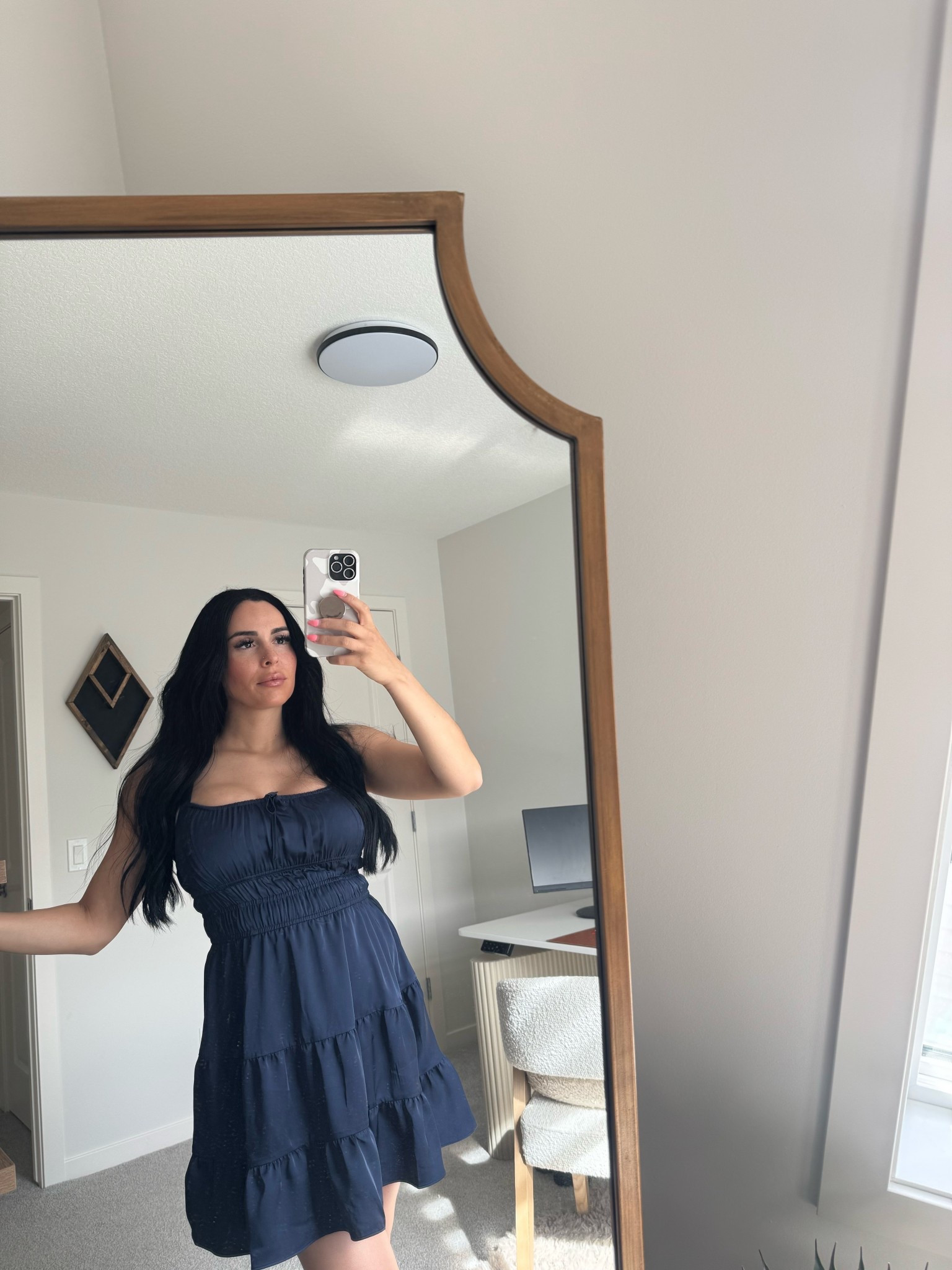 Your favourite summer dress - light and flowy. 👗💙🤍

This dress is silk texture and you can dress up or down. I loved it so much bought it in 2 colours this blue and light birch. 

Sunday best - Martine Satin Dress 💙🤍

#LTKsummer #LTKcanada #LTKdresses