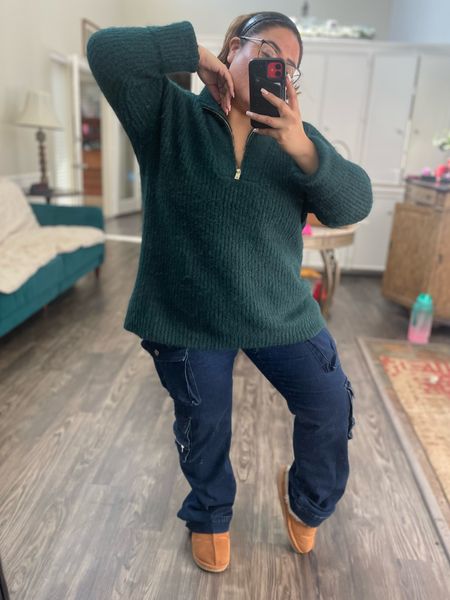 Relaxed and casual WFH and run errands.

London Fuzzy Knit Quarter Zip Oversized Sweater available in grey and wine.

Women's Fuzzy Memory Foam Slippers Fluffy Winter House Shoes Indoor and Outdoor comes in 8 different colors and yes I can walk outside with them on! 

Oasis Twist Built-In Bra Tank on sale $17.98 today

#LTKfindsunder50 #LTKstyletip #LTKmidsize