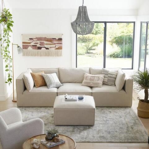 Tyson Modular Sectional Ottoman | World Market