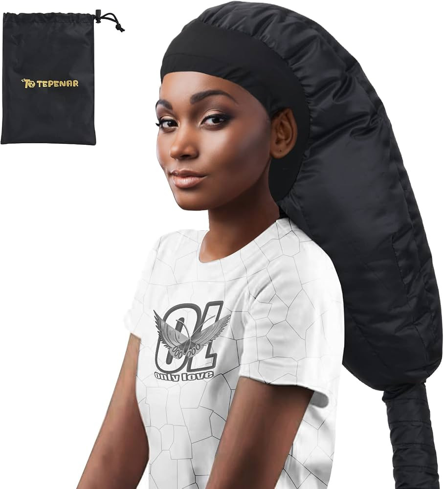 Bonnet Hair Dryer Attachment: Upgraded Extra Large Hooded Hair Dryer Adjustable Soft Blow Dryer C... | Amazon (US)
