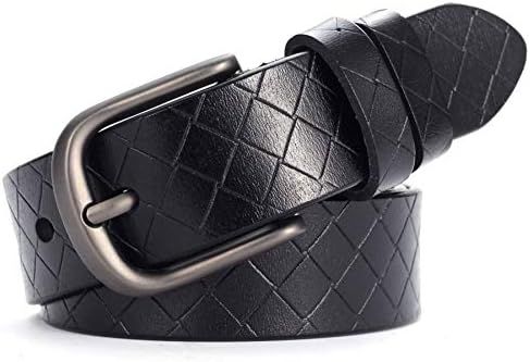 TMSHEN Women Leather Belt Fashion Ladies Belts Female Waistband Pin Buckle Women Belt Woven Patte... | Amazon (US)