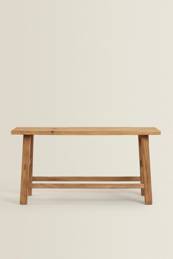 ELM WOOD BENCH | Zara US