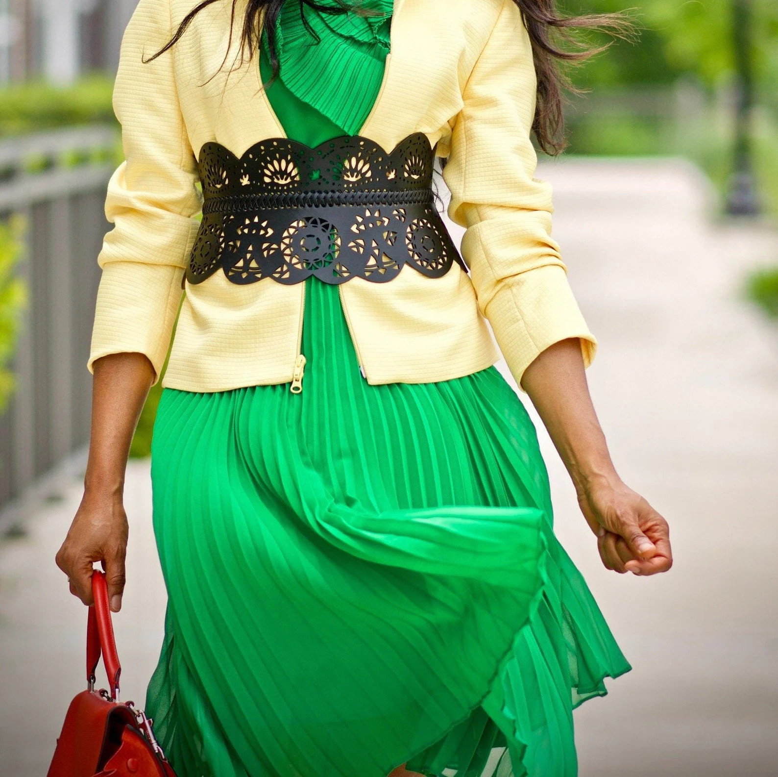 Womens Waist cinching corset wide buckle peplum statement belt black white brown | Etsy (US)