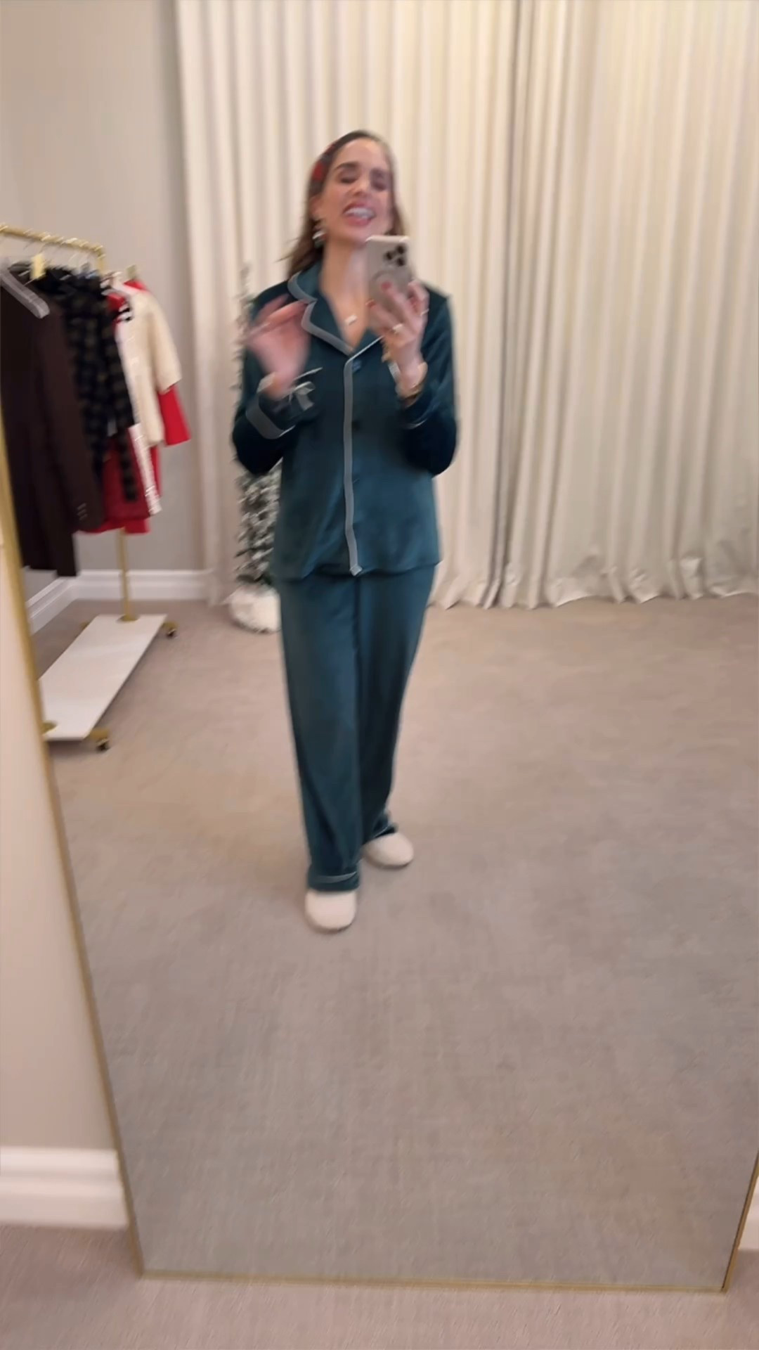 What I’m wearing to a Christmas cookie exchange party! Directions were to wear a Christmas onesie or Christmas pajamas so I went with these adorable, ridiculously soft pajamas that I love and wear all the time! 🎀🤩🥰

#LTKootd #LTKActive #LTKHoliday