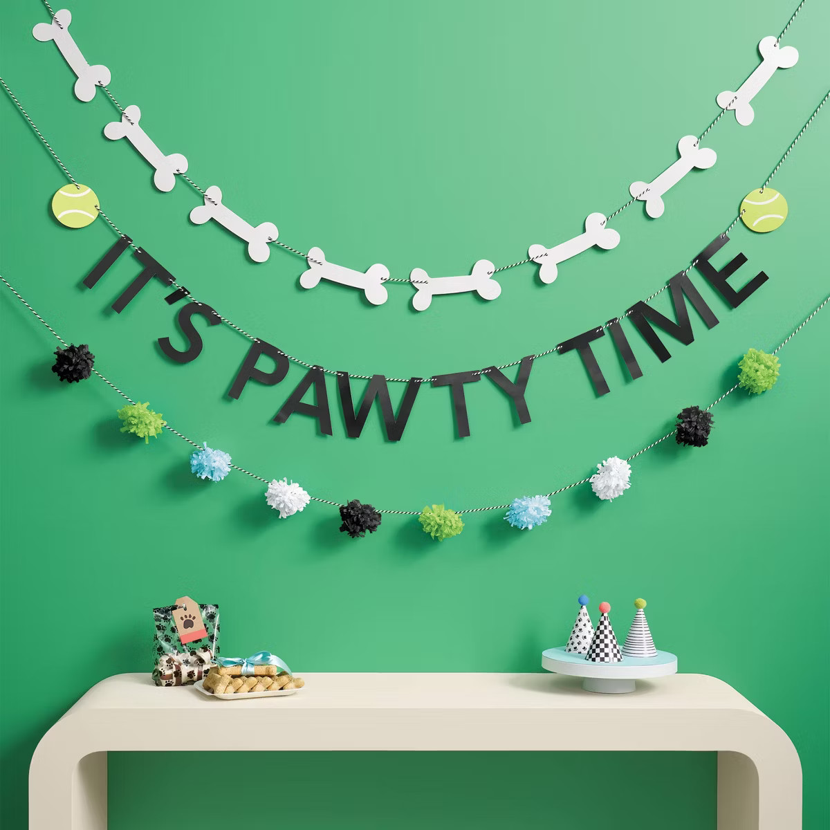 Dog Birthday 'It's Pawty Time' Banner - Spritz™ | Target