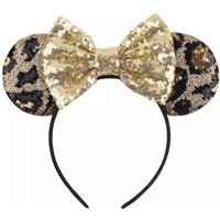 Leopard Print Sequins Minnie Ears | Safari Mickey Animal Kingdom Mouse Wild Lodge Zoo Africa Cheetah | Etsy (US)