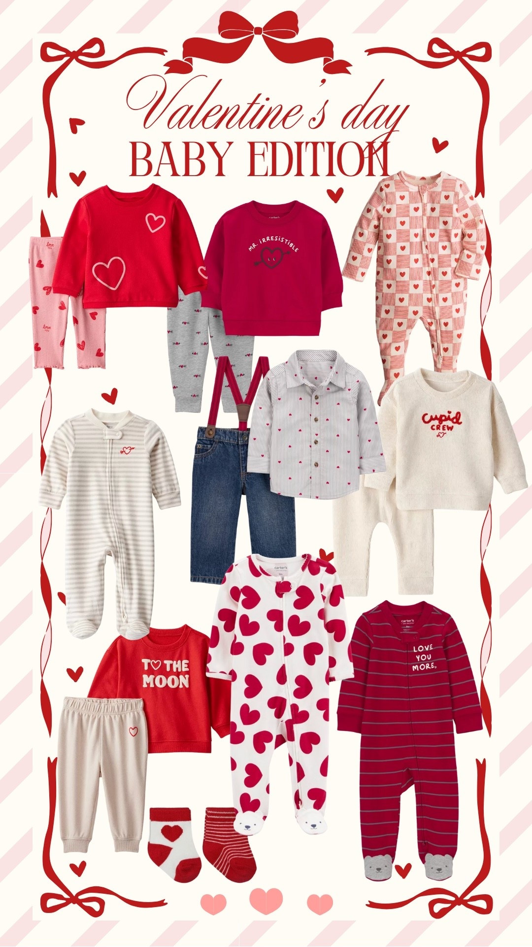 All the cutest baby Valentine’s Day outfits! For the sweetest little love 💌

#carters #target #valentines #fyp #kohls #myfirstvalentines #babyvalentines #ootd #baby #targetbaby #valentinesgift

#LTKmomlife #LTKValentine #LTKBaby