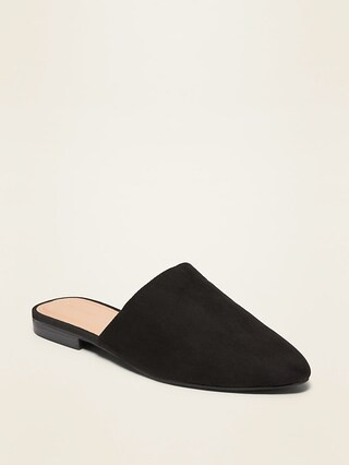 Faux-Suede Mule Flats for Women | Old Navy (US)