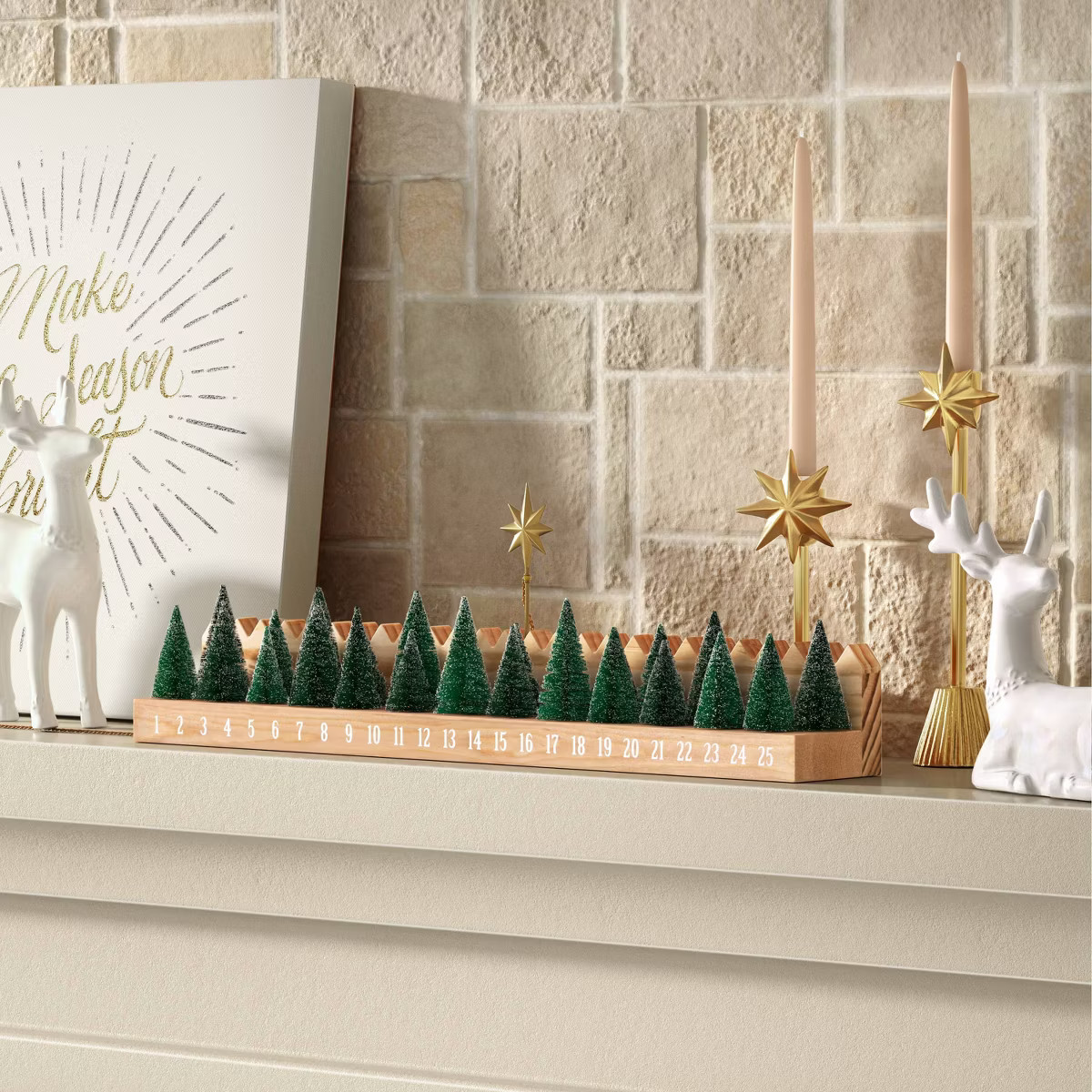Christmas Tree Mantel Countdown Calendar - Threshold™ | Target
